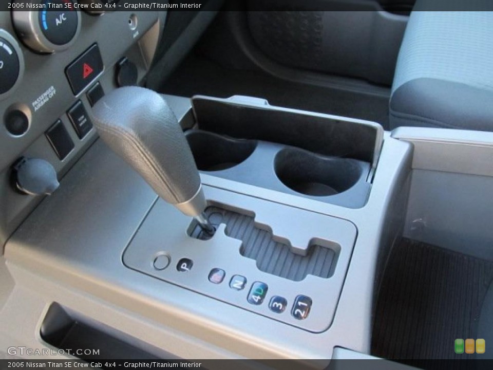 Graphite/Titanium Interior Transmission for the 2006 Nissan Titan SE Crew Cab 4x4 #39470721