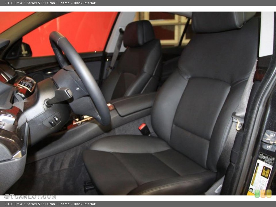 Black Interior Photo for the 2010 BMW 5 Series 535i Gran Turismo #39471870