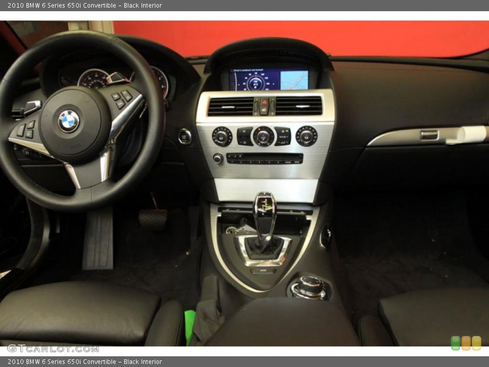Black Interior Prime Interior for the 2010 BMW 6 Series 650i Convertible #39472802