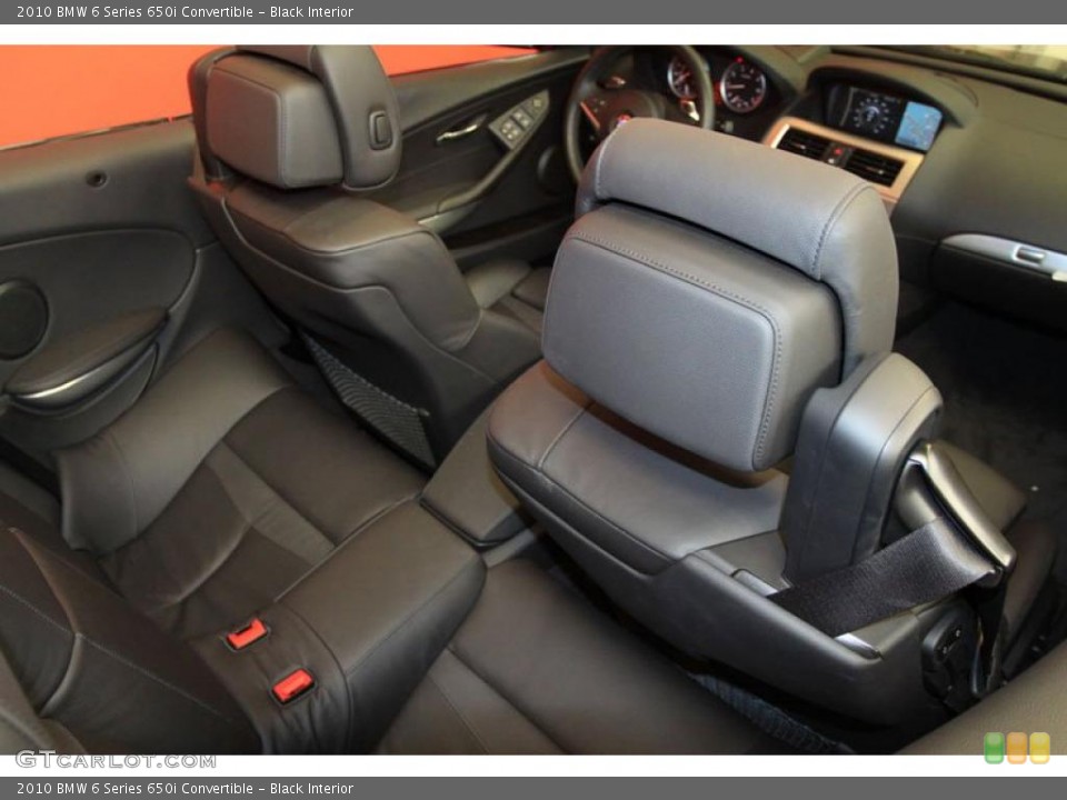 Black Interior Photo for the 2010 BMW 6 Series 650i Convertible #39472878