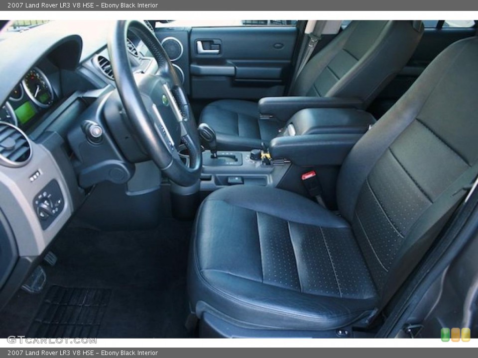 Ebony Black Interior Photo for the 2007 Land Rover LR3 V8 HSE #39473042