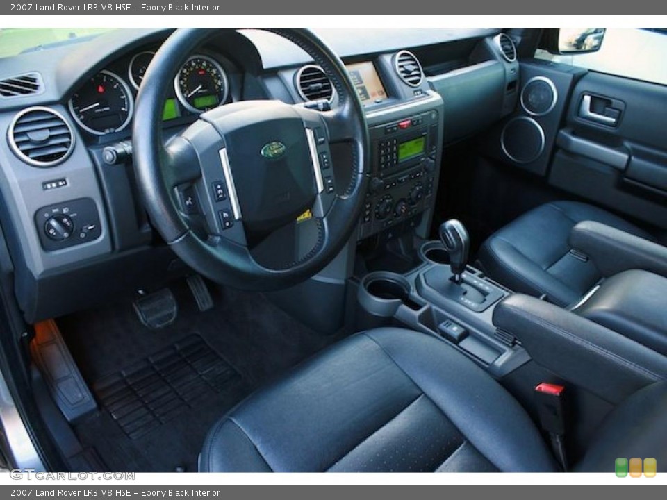 Ebony Black 2007 Land Rover LR3 Interiors