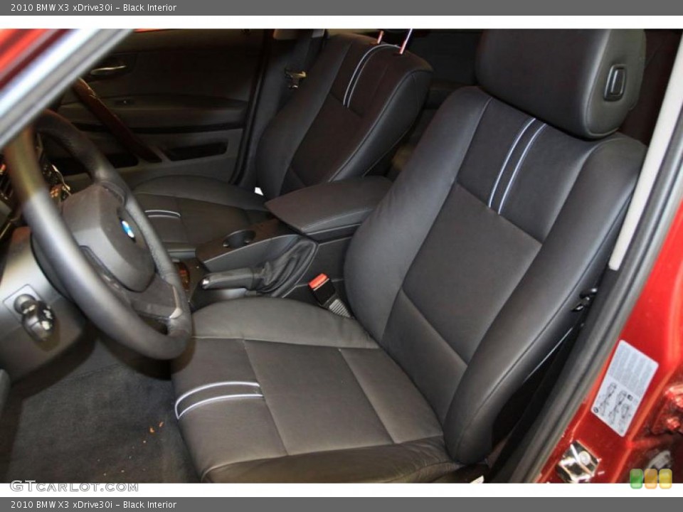 Black Interior Photo for the 2010 BMW X3 xDrive30i #39473682