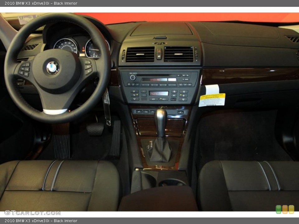 Black Interior Dashboard for the 2010 BMW X3 xDrive30i #39473698