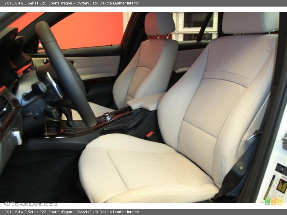 Oyster/Black Dakota Leather Interior Photo for the 2011 BMW 3 Series 328i Sports Wagon #39473918
