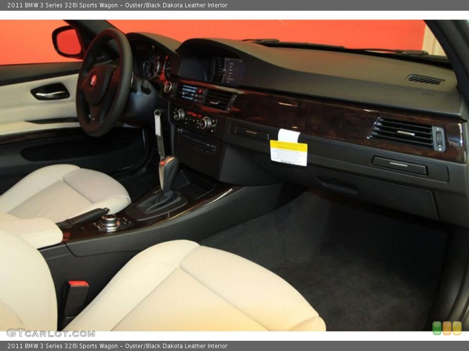 Oyster/Black Dakota Leather Interior Prime Interior for the 2011 BMW 3 Series 328i Sports Wagon #39473966