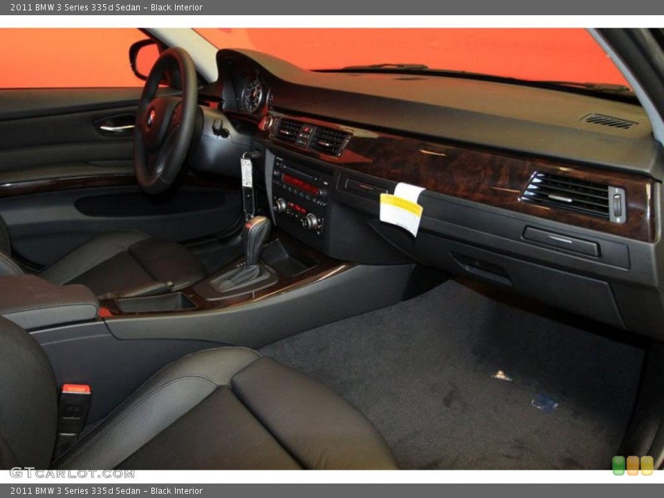 Black Interior Dashboard for the 2011 BMW 3 Series 335d Sedan #39474470