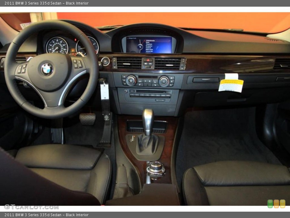 Black Interior Dashboard for the 2011 BMW 3 Series 335d Sedan #39474934
