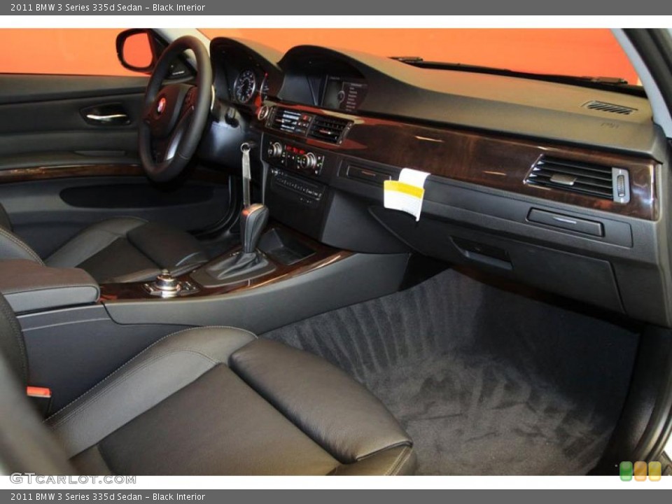 Black Interior Dashboard for the 2011 BMW 3 Series 335d Sedan #39474994