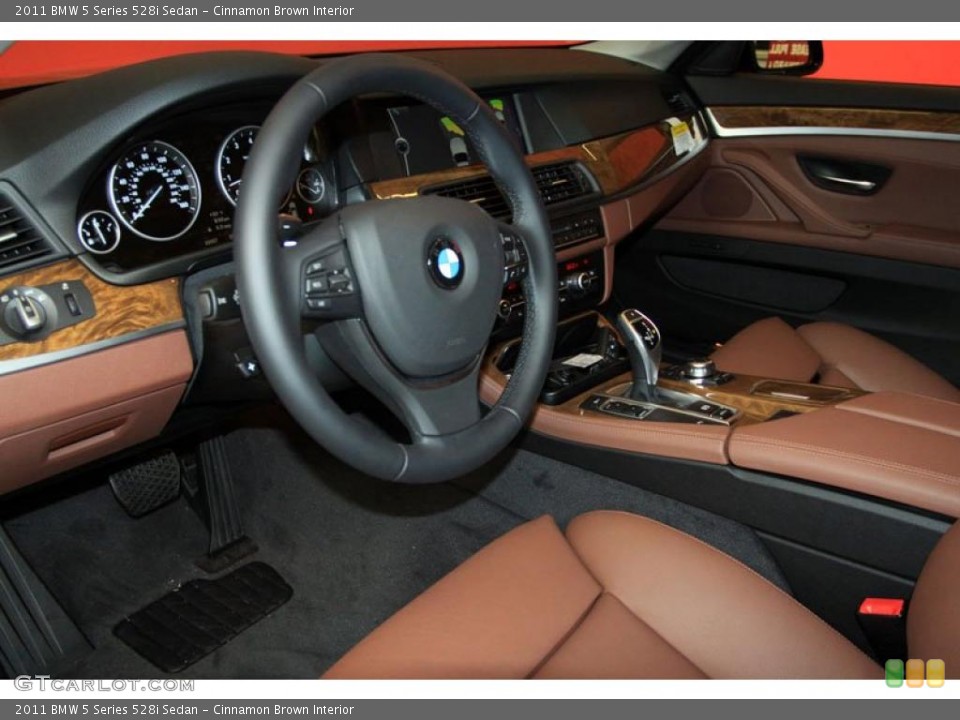 Cinnamon Brown Interior Prime Interior for the 2011 BMW 5 Series 528i Sedan #39476122