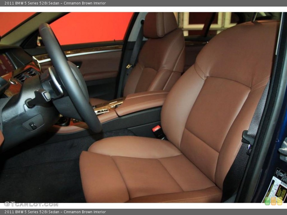 Cinnamon Brown Interior Photo for the 2011 BMW 5 Series 528i Sedan #39476138