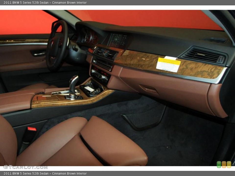 Cinnamon Brown Interior Dashboard for the 2011 BMW 5 Series 528i Sedan #39476190