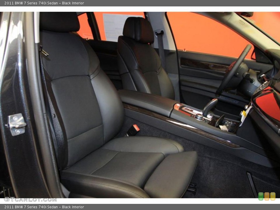 Black Interior Photo for the 2011 BMW 7 Series 740i Sedan #39479334