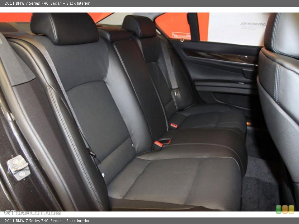 Black Interior Photo for the 2011 BMW 7 Series 740i Sedan #39479357