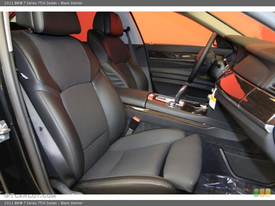 Black Interior Photo for the 2011 BMW 7 Series 750i Sedan #39480530