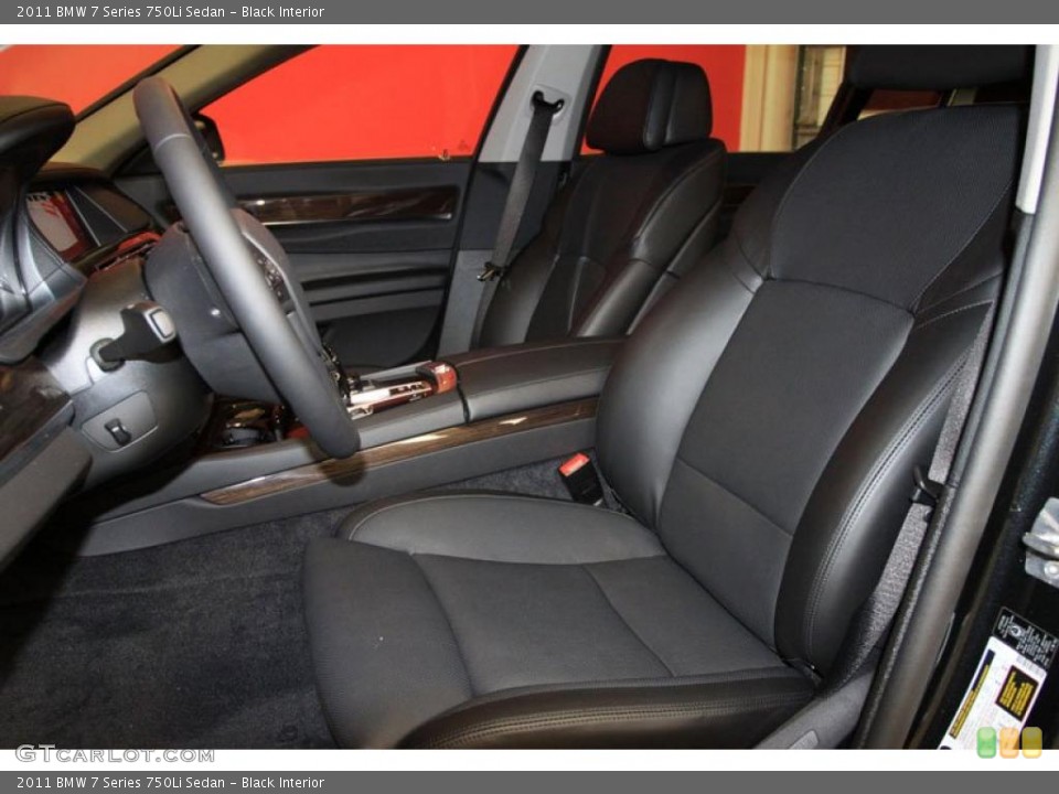 Black Interior Photo for the 2011 BMW 7 Series 750Li Sedan #39481890