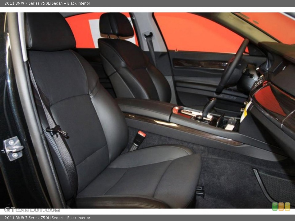 Black Interior Photo for the 2011 BMW 7 Series 750Li Sedan #39481946