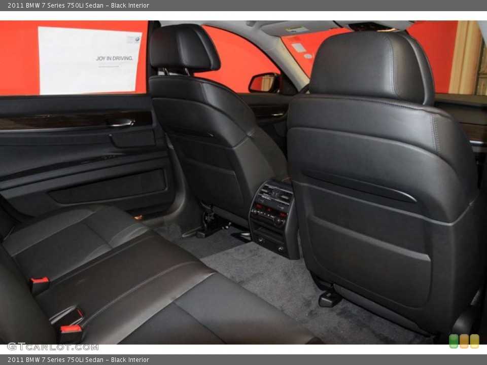 Black Interior Photo for the 2011 BMW 7 Series 750Li Sedan #39481978