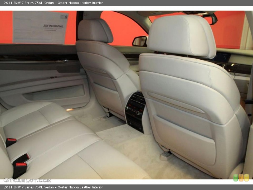 Oyster Nappa Leather Interior Photo for the 2011 BMW 7 Series 750Li Sedan #39482219
