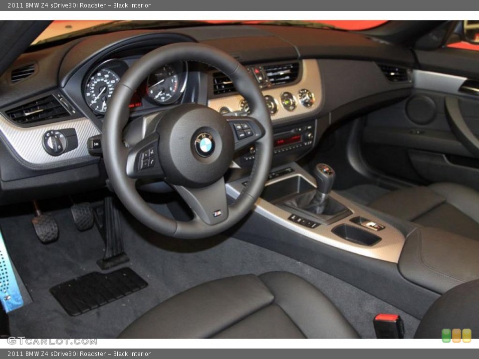 Black Interior Prime Interior for the 2011 BMW Z4 sDrive30i Roadster #39482597