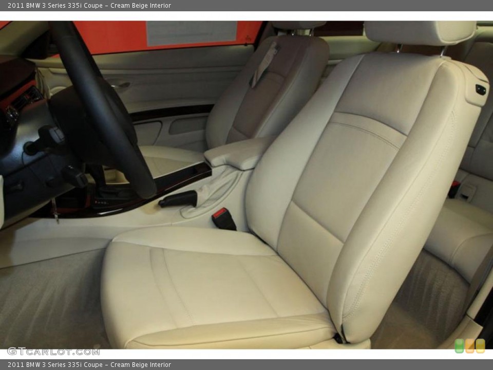 Cream Beige Interior Photo for the 2011 BMW 3 Series 335i Coupe #39483557