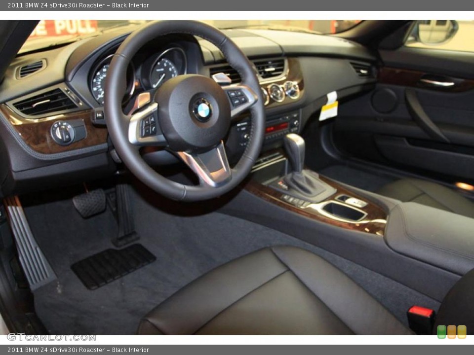 Black Interior Prime Interior for the 2011 BMW Z4 sDrive30i Roadster #39484269