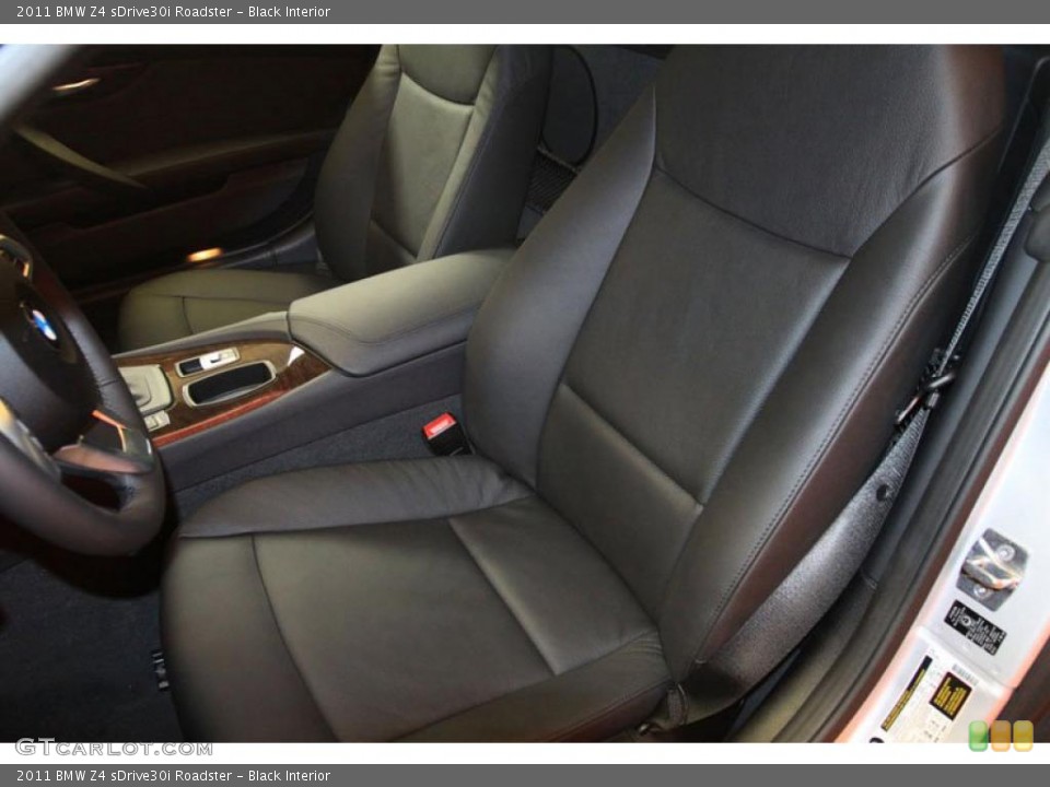 Black Interior Photo for the 2011 BMW Z4 sDrive30i Roadster #39484285