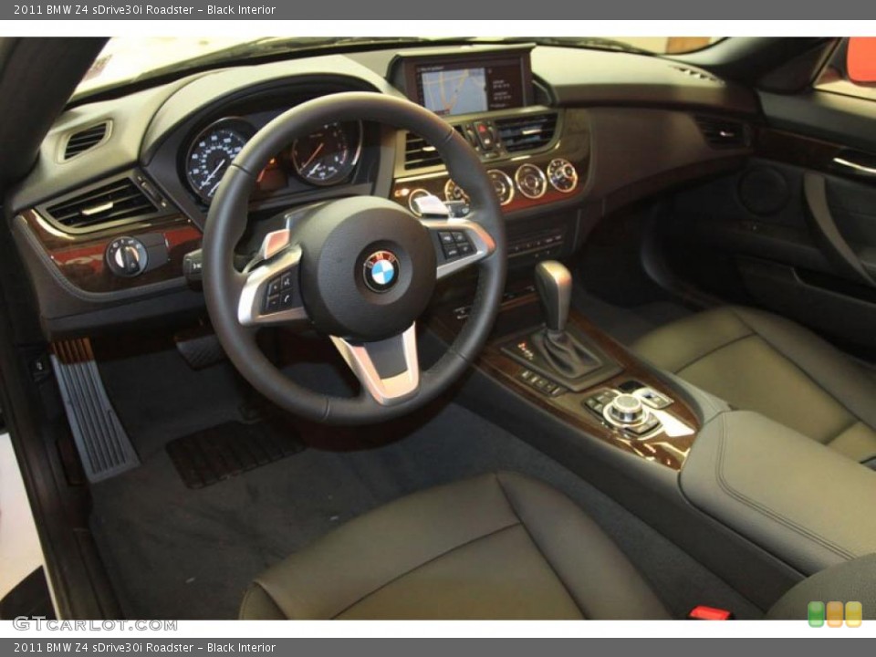 Black Interior Prime Interior for the 2011 BMW Z4 sDrive30i Roadster #39484905