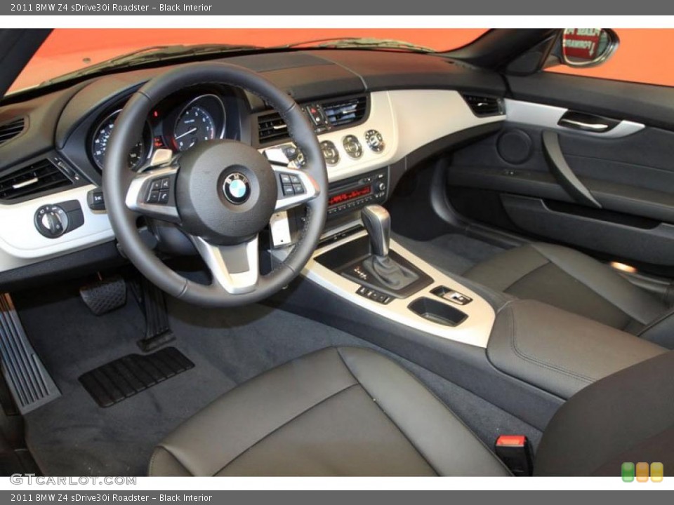 Black Interior Prime Interior for the 2011 BMW Z4 sDrive30i Roadster #39485297