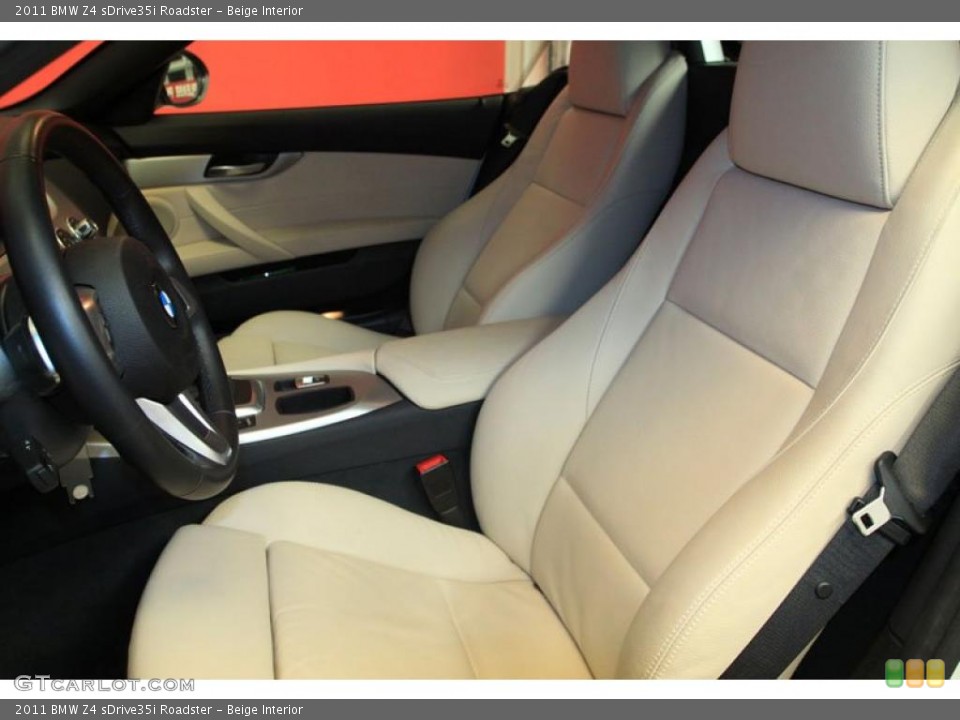 Beige Interior Photo for the 2011 BMW Z4 sDrive35i Roadster #39485493