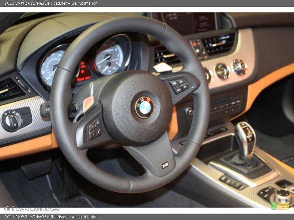 Walnut Interior Steering Wheel for the 2011 BMW Z4 sDrive35is Roadster #39485981