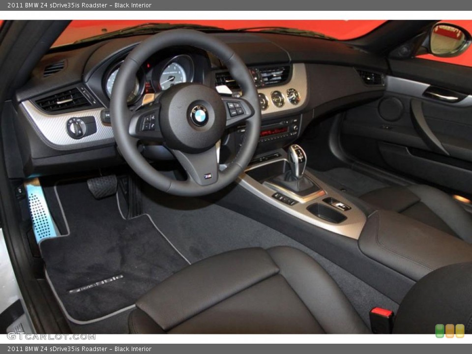 Black Interior Prime Interior for the 2011 BMW Z4 sDrive35is Roadster #39486061