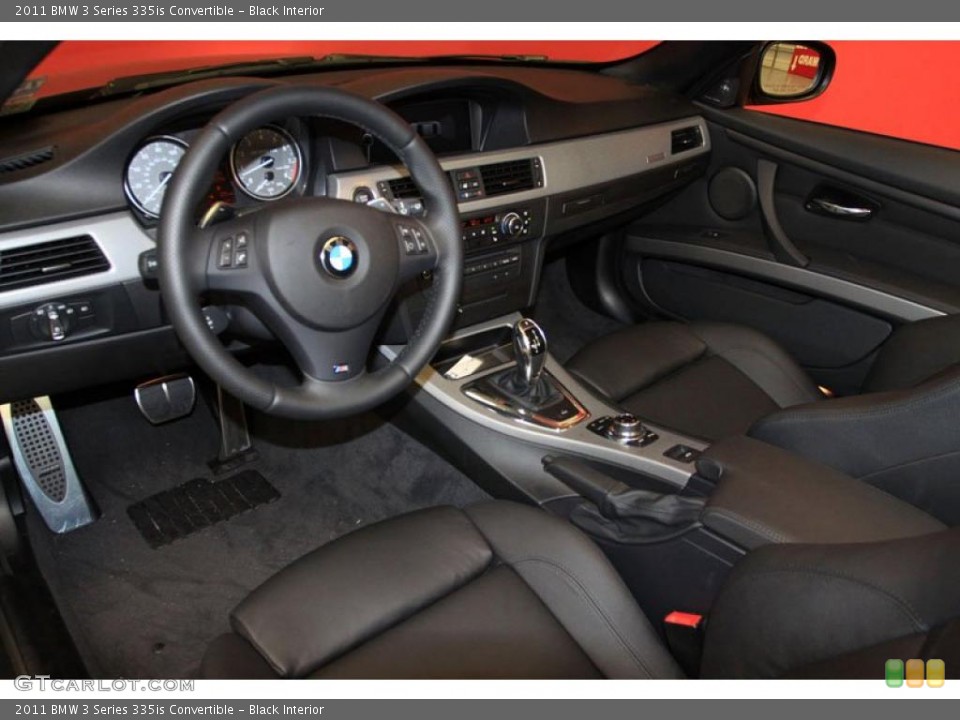 Black Interior Photo for the 2011 BMW 3 Series 335is Convertible #39486261