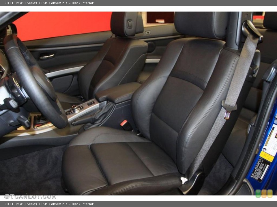Black Interior Photo for the 2011 BMW 3 Series 335is Convertible #39486277