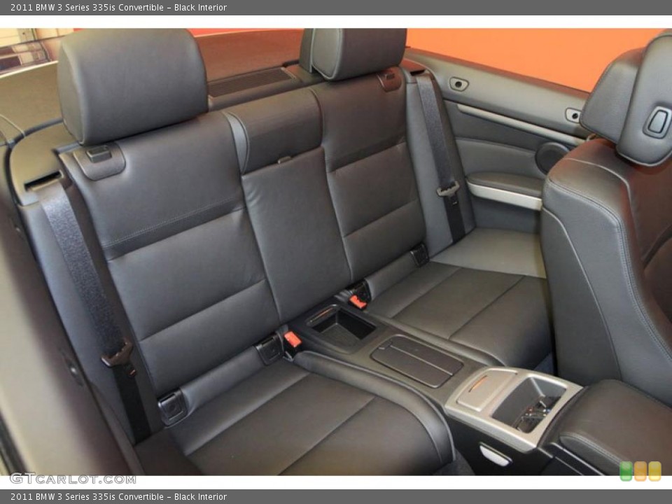 Black Interior Photo for the 2011 BMW 3 Series 335is Convertible #39486356