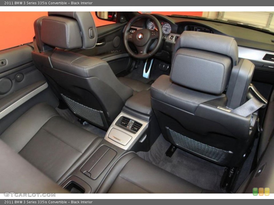 Black Interior Photo for the 2011 BMW 3 Series 335is Convertible #39486372