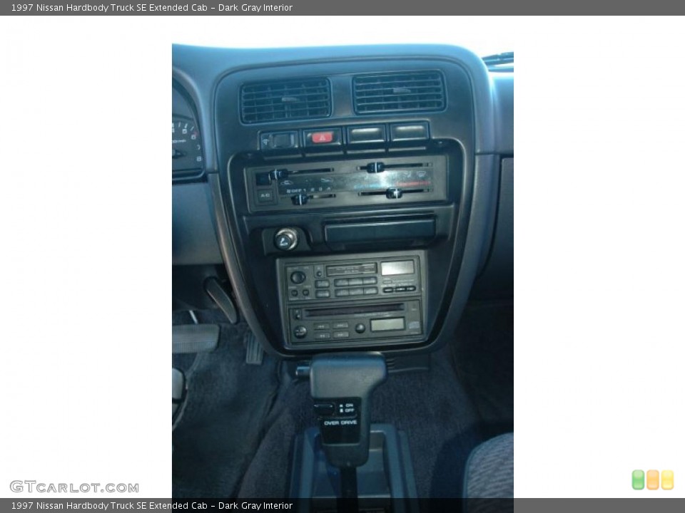 Dark Gray Interior Controls for the 1997 Nissan Hardbody Truck SE Extended Cab #39487448
