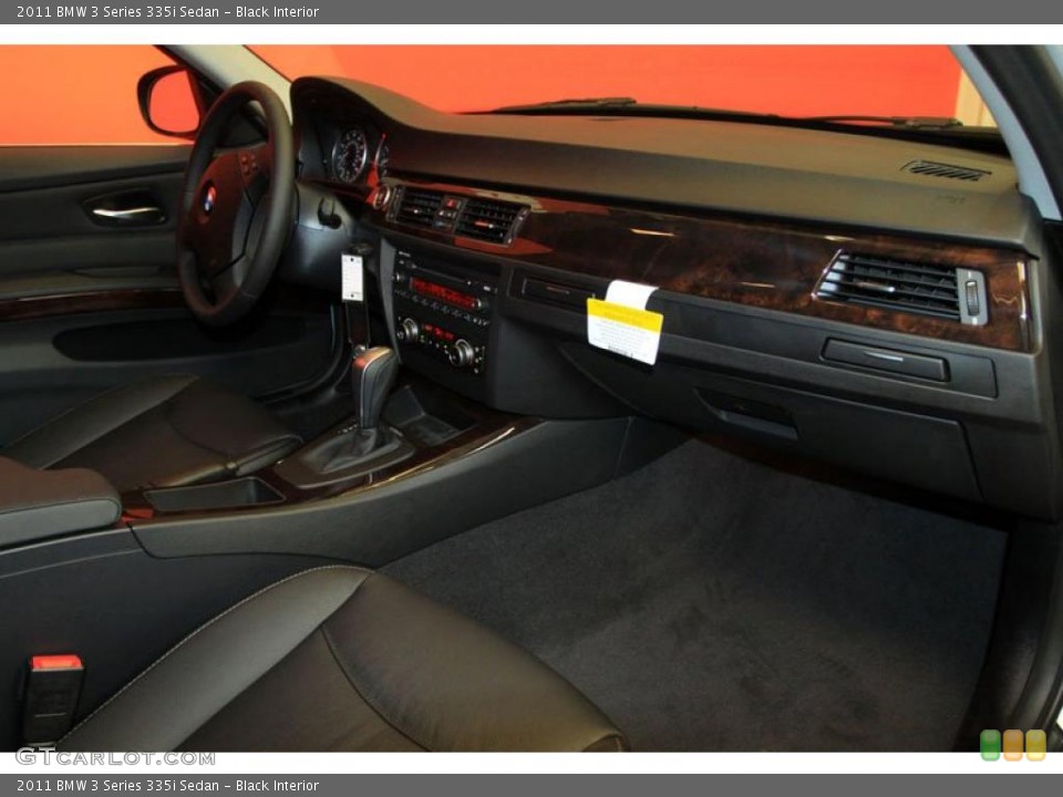 Black Interior Dashboard for the 2011 BMW 3 Series 335i Sedan #39488420