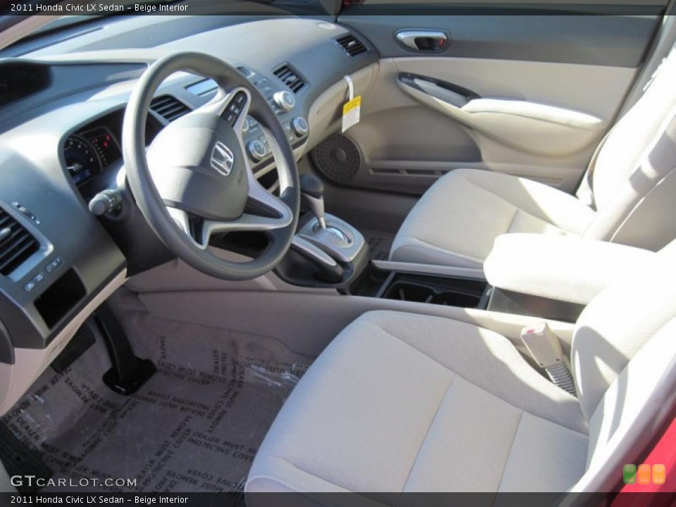 Beige Interior Photo for the 2011 Honda Civic LX Sedan #39490292