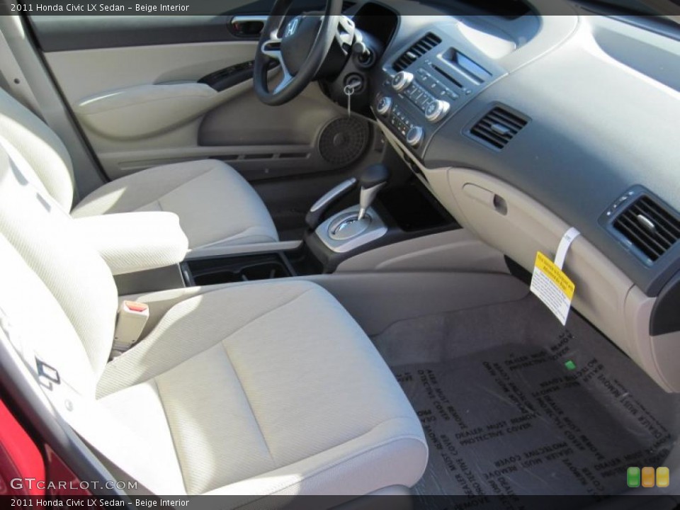 Beige Interior Photo for the 2011 Honda Civic LX Sedan #39490340
