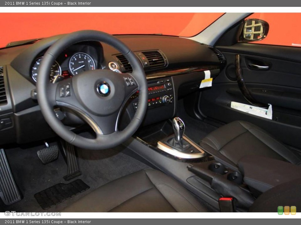 Black Interior Prime Interior for the 2011 BMW 1 Series 135i Coupe #39491056
