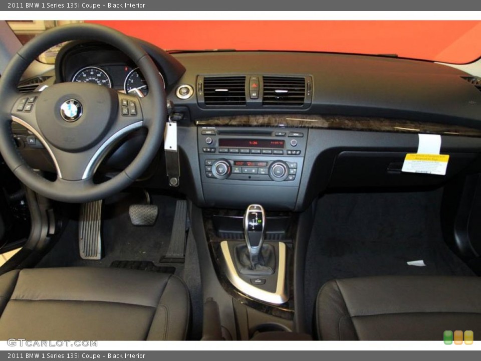 Black Interior Dashboard for the 2011 BMW 1 Series 135i Coupe #39491080