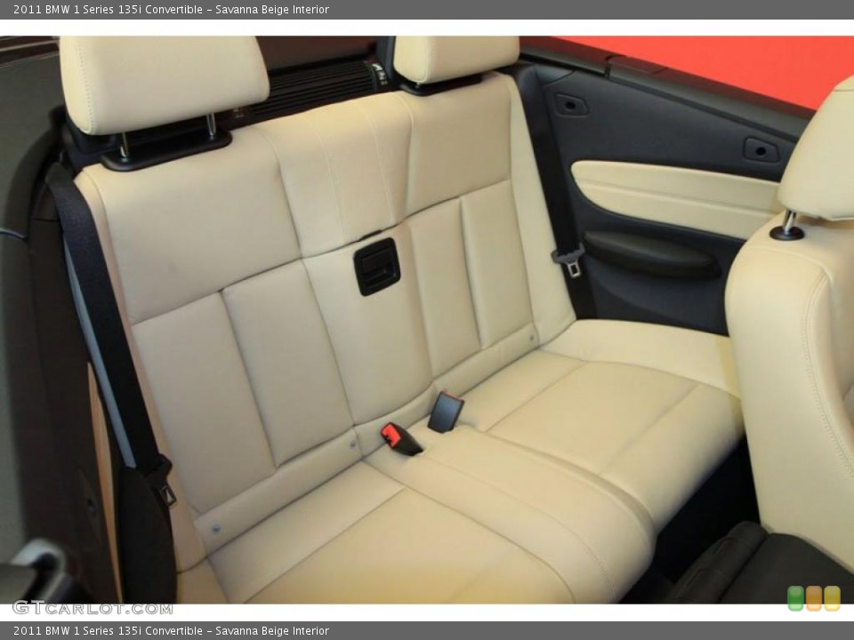 Savanna Beige Interior Photo for the 2011 BMW 1 Series 135i Convertible #39491588