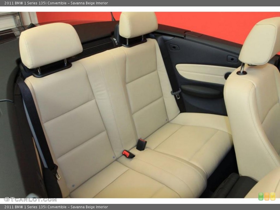 Savanna Beige Interior Photo for the 2011 BMW 1 Series 135i Convertible #39491832