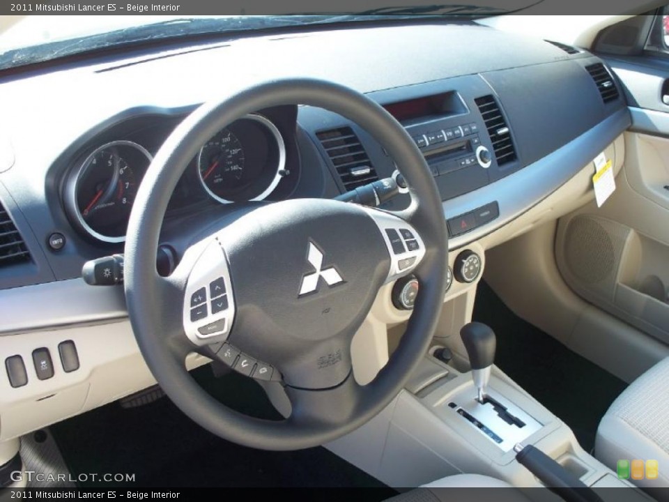 Beige Interior Photo for the 2011 Mitsubishi Lancer ES #39494148