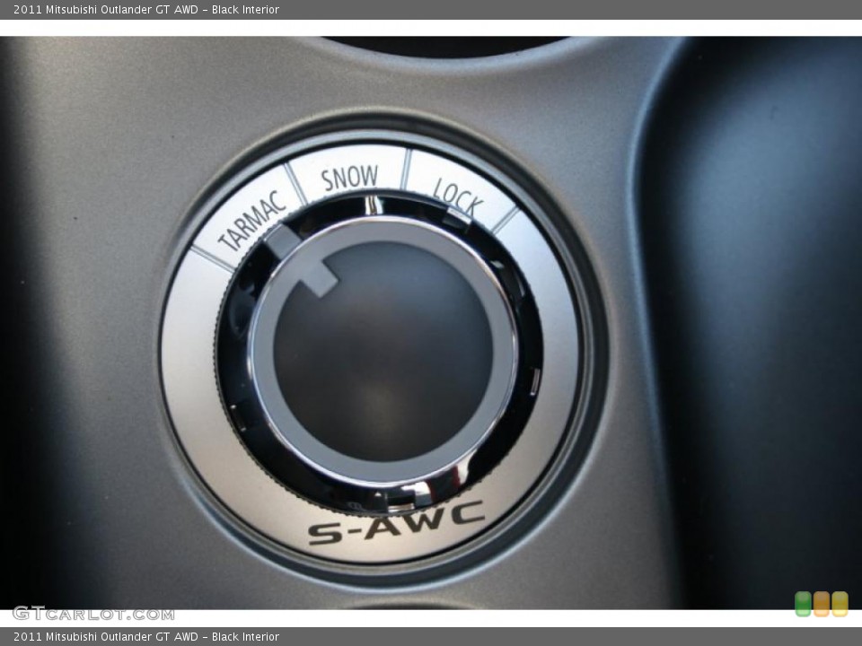 Black Interior Controls for the 2011 Mitsubishi Outlander GT AWD #39494584