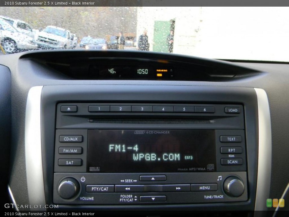 Black Interior Controls for the 2010 Subaru Forester 2.5 X Limited #39495632