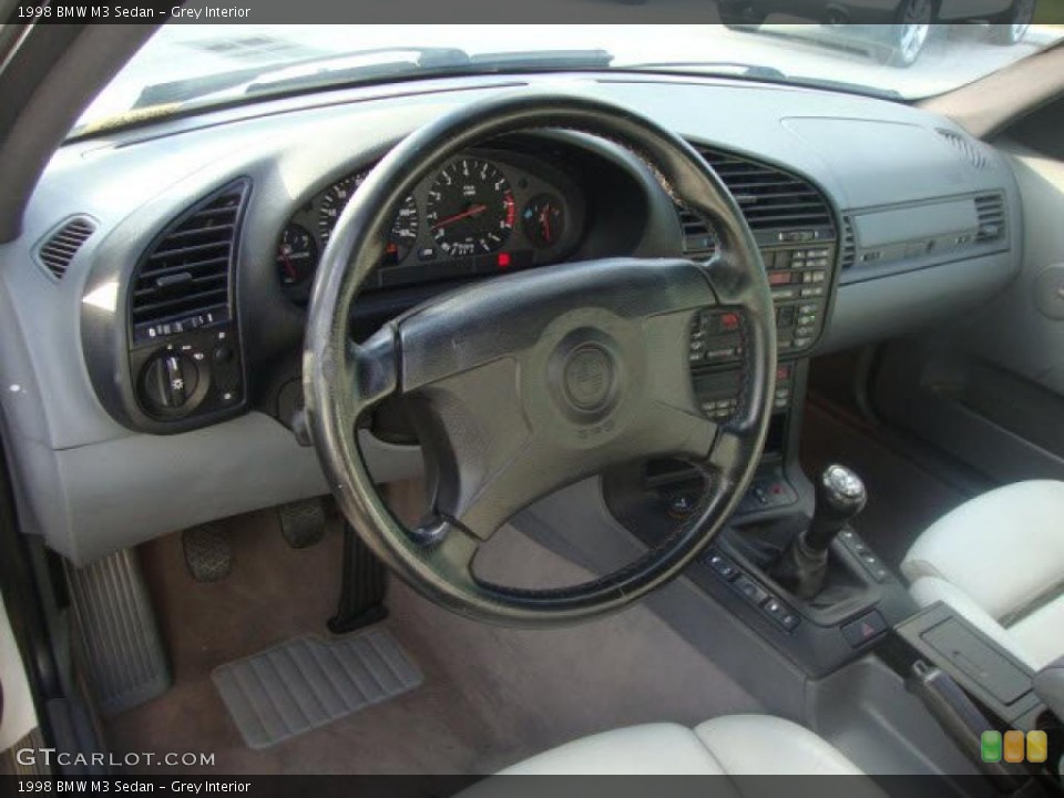 Grey Interior Prime Interior for the 1998 BMW M3 Sedan #39499405