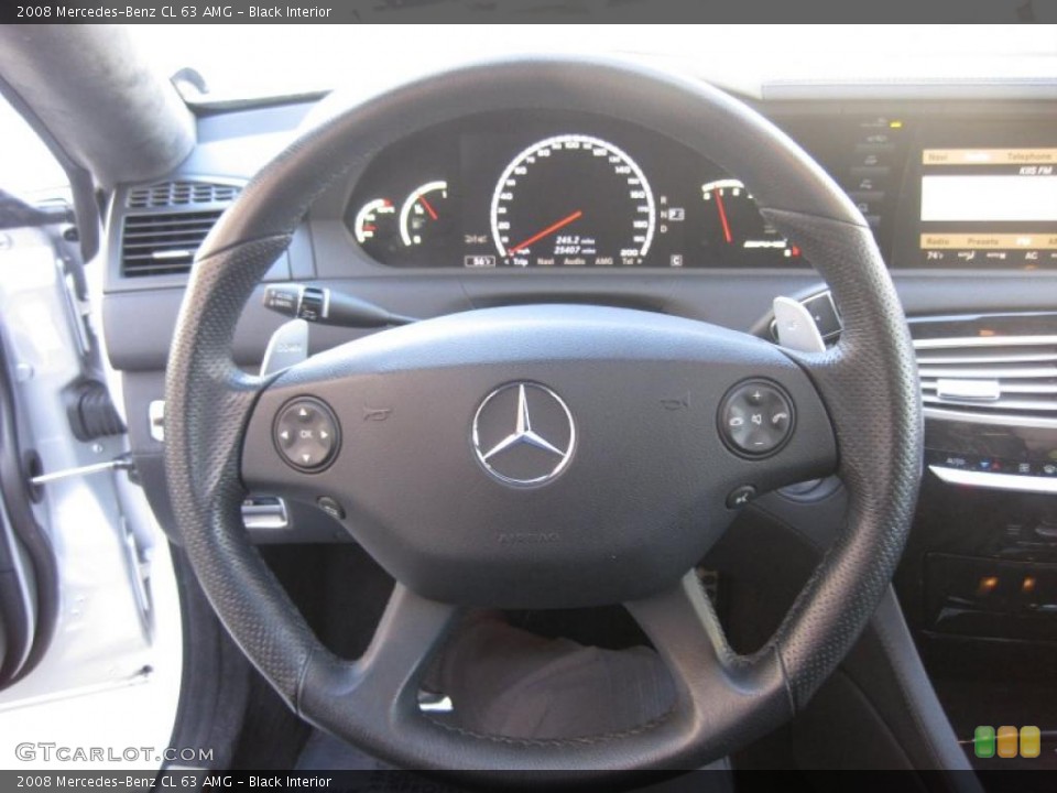Black Interior Steering Wheel for the 2008 Mercedes-Benz CL 63 AMG #39499417