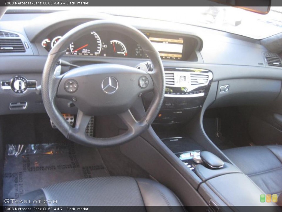 Black Interior Photo for the 2008 Mercedes-Benz CL 63 AMG #39499453